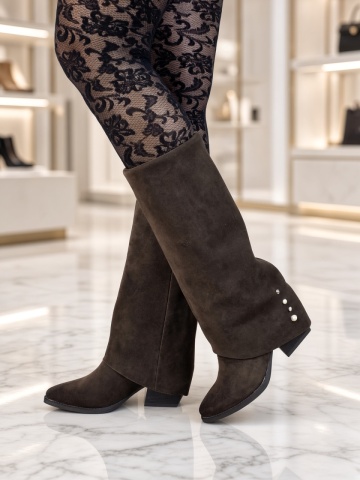 Botine/Ghete dama piele naturala MANOS.RO CD402