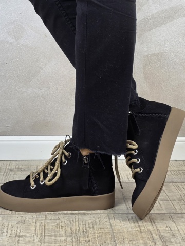 MANOS.RO Ghete dama casual Formazione piele naturala GD2408 - Img 3
