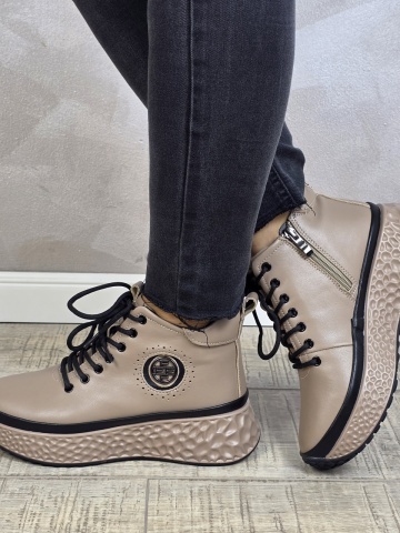 MANOS.RO Ghete dama casual sport piele naturala Filippo GD2632