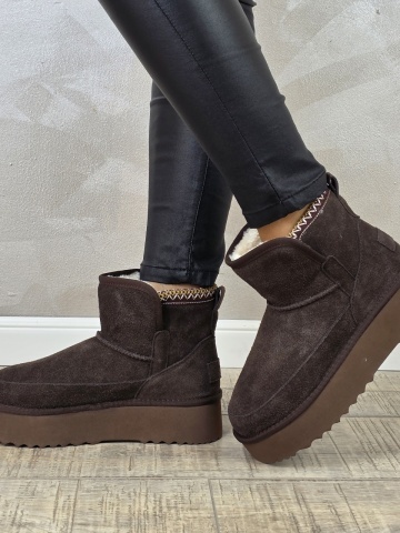 MANOS.RO Ghete dama piele naturala Water Repellent ANA VIOTTI GD2353 - Img 4