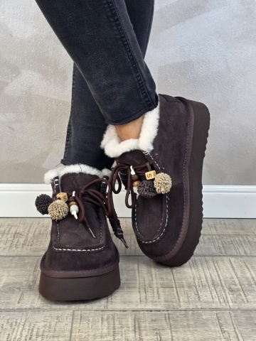 MANOS.RO Ghete/Pantofi dama piele naturala Water Repellent ANA VIOTTI GD2624 - Img 4