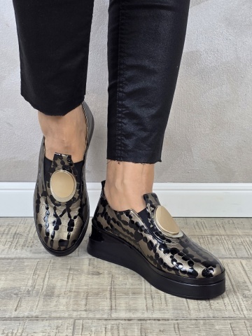 MANOS.RO Pantofi casual dama piele naturala PC2319 - Img 3