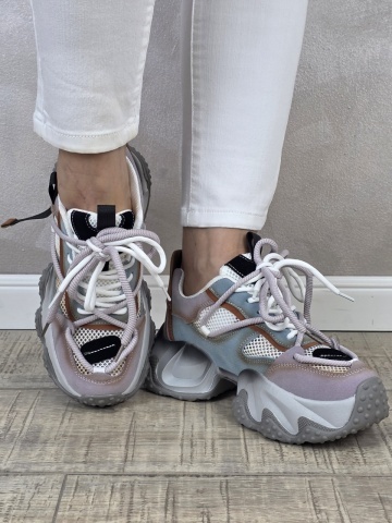 MANOS.RO Pantofi dama casual sport piele naturala FEEL PS749 - Img 2
