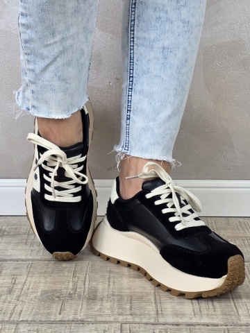 MANOS.RO Pantofi dama casual sport piele naturala Filippo PC2370 - Img 2