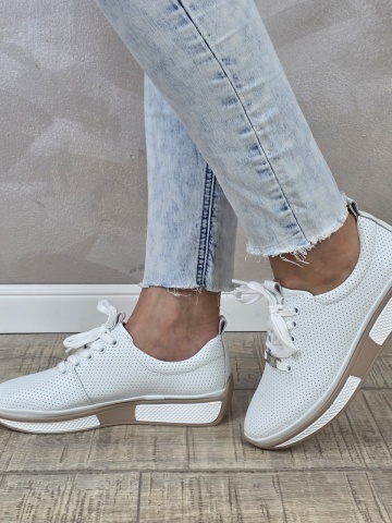 MANOS.RO Pantofi dama casual sport piele naturala FILIPPO PC2396