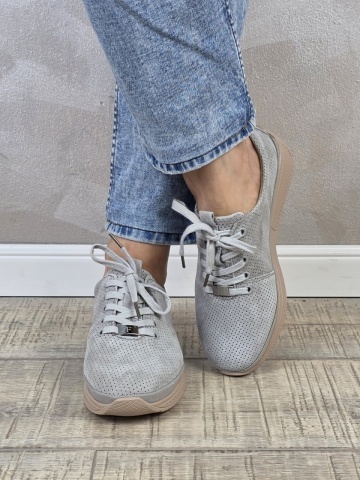 MANOS.RO Pantofi dama casual sport piele naturala FILIPPO PC2430 - Img 2