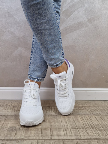 MANOS.RO Pantofi dama sport Skechers® Uno 177092 WPUR - Img 2