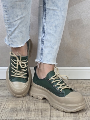Pantofi dama casual Franco piele naturala PC2340 - Img 2