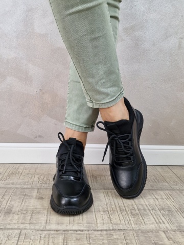 Pantofi dama sport FORMAZIONE piele naturala PS531 - Img 4