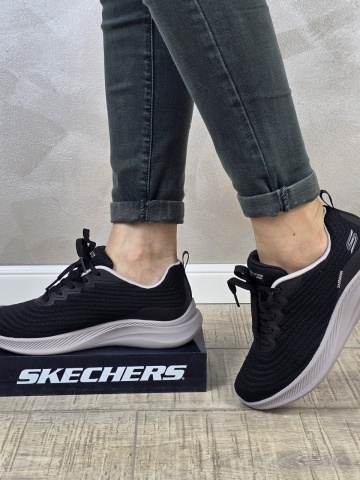 Pantofi dama sport Skechers® Bobs Squad Chaos 117731 BLK