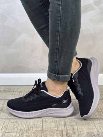 Pantofi dama sport Skechers® Bobs Squad Chaos 117731 BLK - Img 4