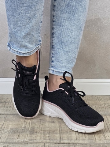 Pantofi dama sport Skechers®- Fashion Fit 2.0 - Moonlight Glow 150384 BKRG - Img 3