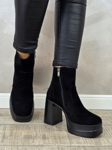 Botine/Ghete dama piele naturala MANOS.RO BT324 - Img 2
