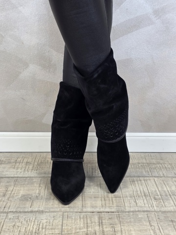 Botine/Ghete dama piele naturala MANOS.RO BT328 - Img 3