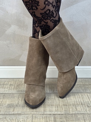 Botine/Ghete dama piele naturala MANOS.RO BT340 - Img 2