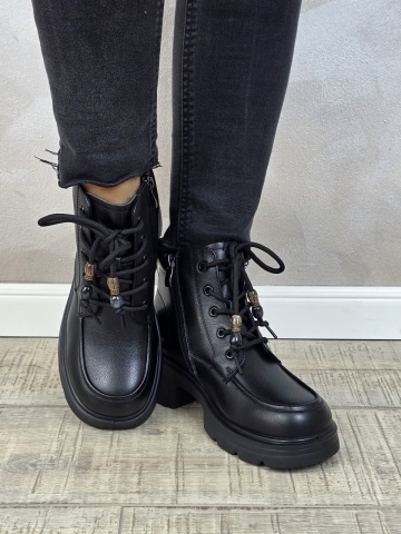 Botine/Ghete dama piele naturala MANOS.RO GD2590 - Img 2