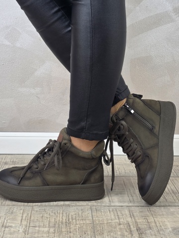 MANOS.RO Ghete dama casual Formazione piele naturala GD2380 - Img 2