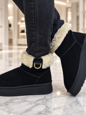 MANOS.RO Ghete dama piele naturala Water Repellent ANA VIOTTI GD2528 - Img 2