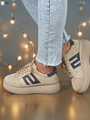 MANOS.RO Pantofi dama casual sport piele naturala Filippo PS685