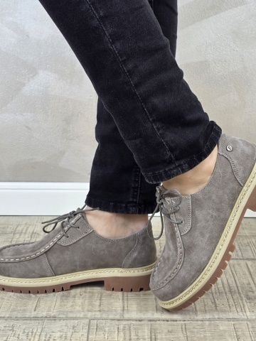 MANOS.RO Pantofi dama casual sport piele naturala negri Filippo PC2334 - Img 4