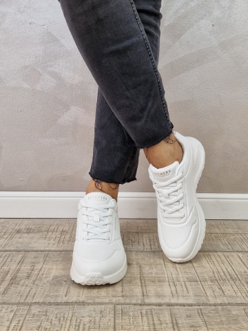 MANOS.RO Pantofi dama sport Skechers® UNO LITE LITE WORK 177289 WHT - Img 2