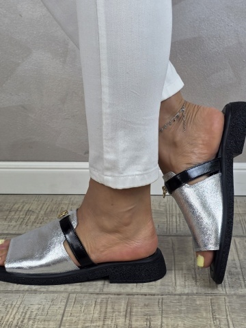 MANOS.RO Papuci dama piele naturala SV1984 - Img 3