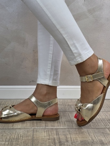 MANOS.RO Sandale dama piele naturala GOLD DEER SV1615 - Img 4