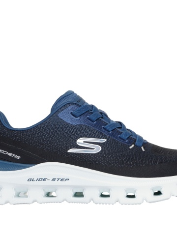 Pantofi barbati Skechers Slip-on- Glide-Step Pro - Waverra 233132 BKBL - Img 6