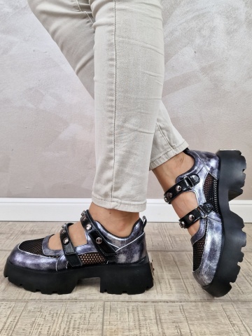 Pantofi casual/sport dama MANOS.RO piele naturala PV2138 - Img 4