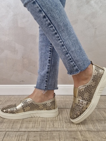 Pantofi casual/sport dama MANOS.RO piele naturala PV2152 - Img 2