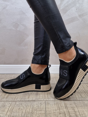 Pantofi casual/sport dama Manos.ro StretchFit/piele naturala PS394 - Img 2