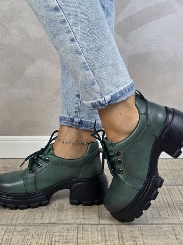 Pantofi dama casual FORMAZIONE piele naturala PC2447 - Img 3