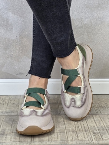 Pantofi dama casual Formazione piele naturala PV2146 - Img 3