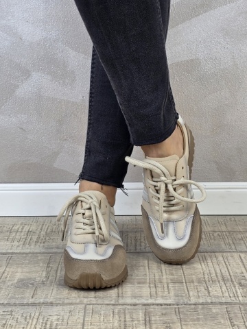 Pantofi dama sport FORMAZIONE piele naturala PS617 - Img 2