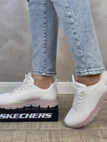 Pantofi dama sport Skechers® Bobs B Lite 117700 WPK - Img 9