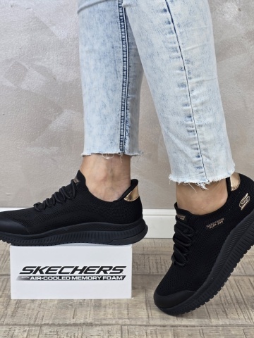 Pantofi dama sport Skechers® Bobs Skillz - Too Essential 117743 BBK - Img 5