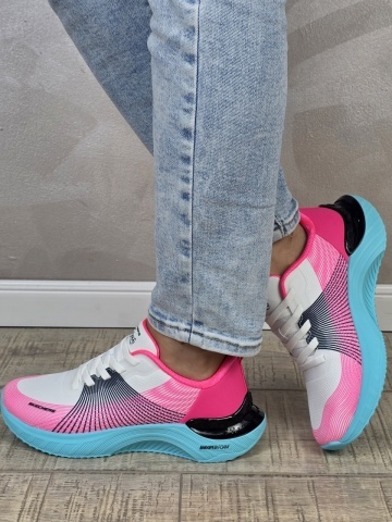 Pantofi dama sport Skechers®Sneakers Snoop Dogg: Snoop Ace - Cyber Walker 186025 WLBP - Img 8