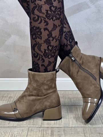 Botine/Ghete dama piele naturala MANOS.RO BT346