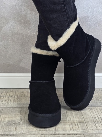 MANOS.RO Ghete dama piele naturala Water Repellent ANA VIOTTI GD2528 - Img 9