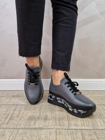 MANOS.RO Pantofi casual dama piele naturala PC1734 - Img 3