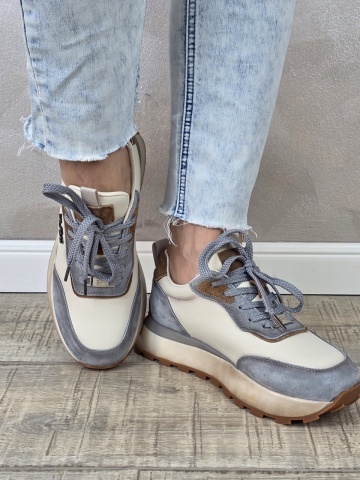 MANOS.RO Pantofi dama casual sport piele naturala Filippo PS680 - Img 3