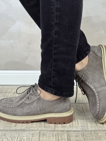MANOS.RO Pantofi dama casual sport piele naturala negri Filippo PC2334