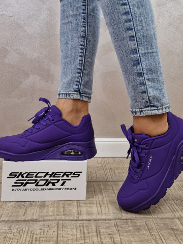 MANOS.RO Pantofi dama sport Skechers® Uno 73667 PUR - Img 2