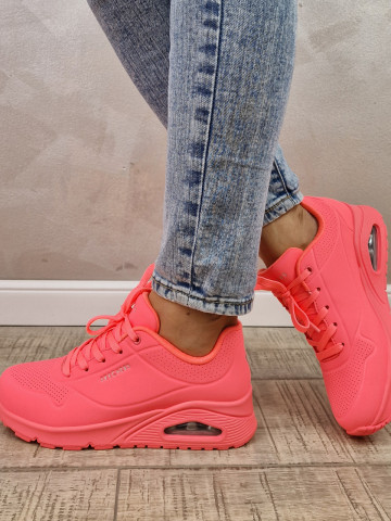 MANOS.RO Pantofi dama sport Skechers® Uno 73690 CRL - Img 4