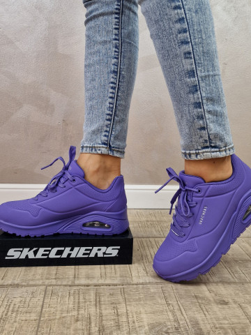 MANOS.RO Pantofi dama sport Skechers® Uno 73690 LIL - Img 4