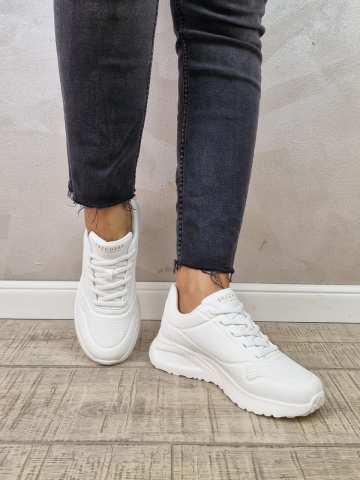 MANOS.RO Pantofi dama sport Skechers® UNO LITE LITE WORK 177289 WHT - Img 3