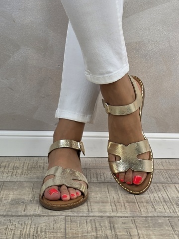 MANOS.RO Sandale dama piele naturala GOLD DEER SV1616 - Img 2