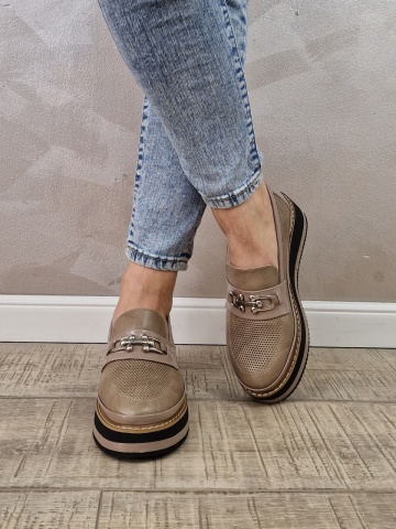 Pantofi casual/sport dama MANOS.RO piele naturala PC2218 - Img 2