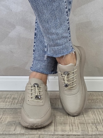 Pantofi casual/sport dama MANOS.RO piele naturala PS696 - Img 3
