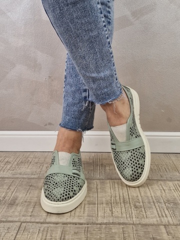 Pantofi casual/sport dama MANOS.RO piele naturala PV2155 - Img 2
